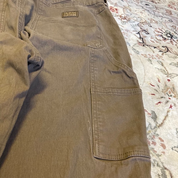 Colorado Clothing Canvas Pant Khaki Brown Men's Size 36 x 29 - Picture 3 of 16